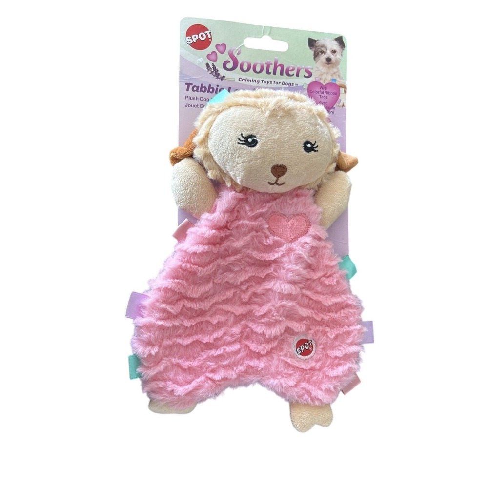 Soothers-Tabbie Lambie Dog Toy-Separation Anxiety Toys for Dogs, Stuffing Fr...